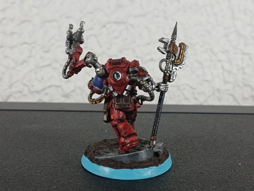 Techmarine painted blood - techmarine,
