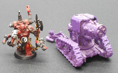 Painted techmarine canon - techmarine, w/